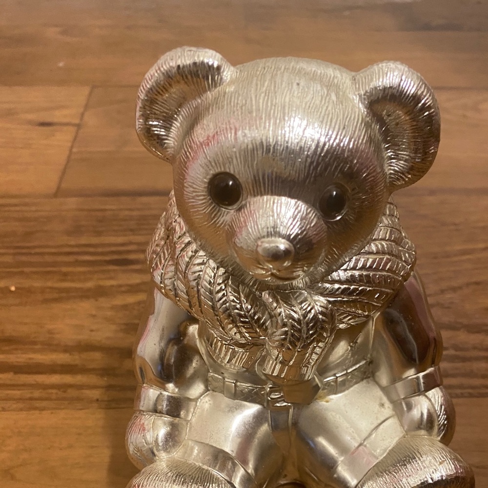 Vintage RALPH LAUREN Bear Coin Bank Paperweight